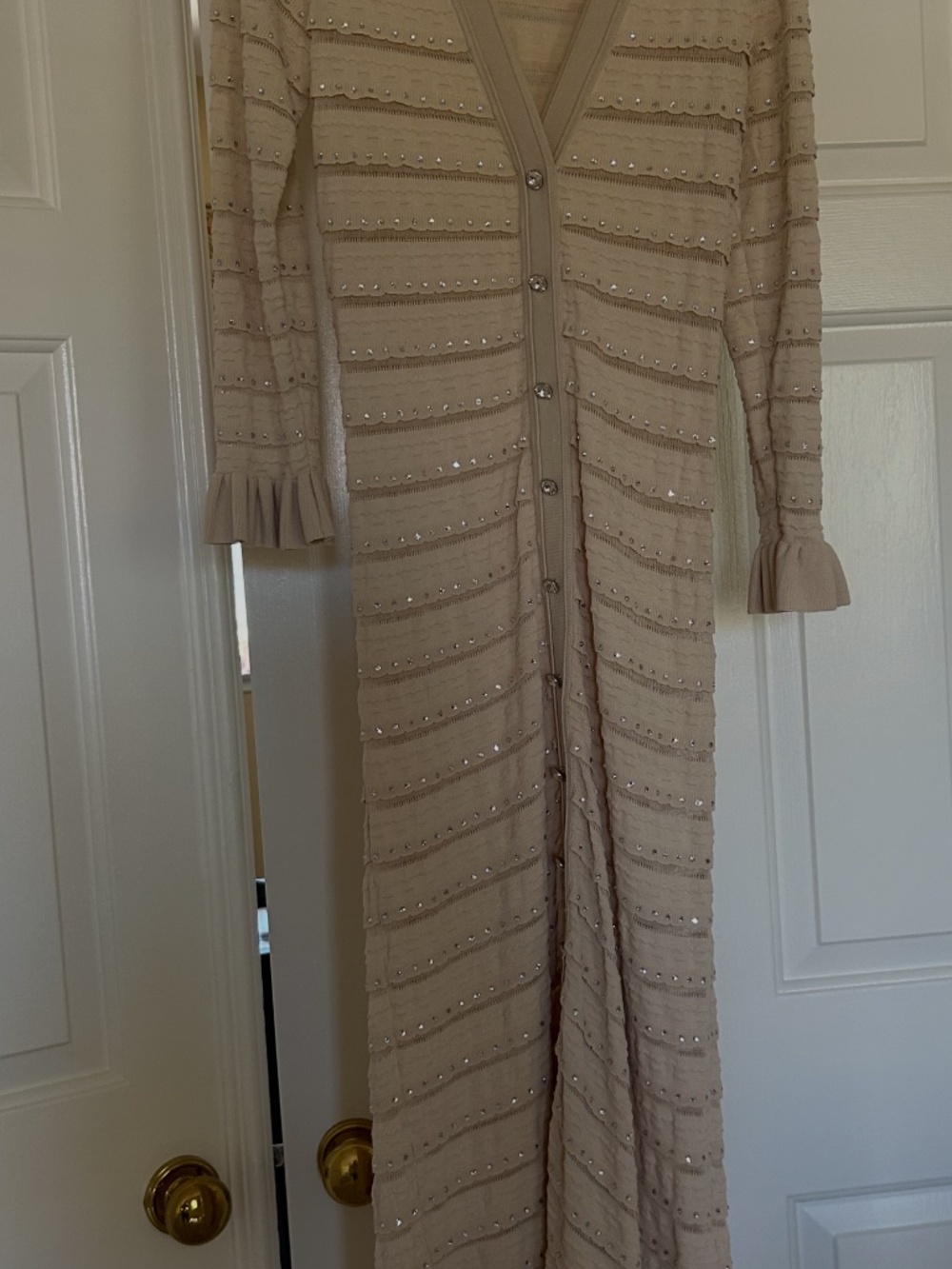 Sandro knit and sequined dress - Picture 3 of 4